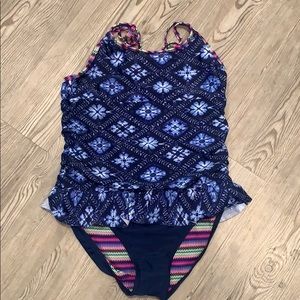 Wonder Nation Little girls bathing suit NWOT